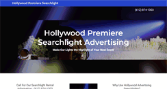 Desktop Screenshot of hollywoodpremieresearchlight.com