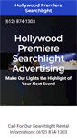 Mobile Screenshot of hollywoodpremieresearchlight.com