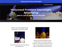 Tablet Screenshot of hollywoodpremieresearchlight.com